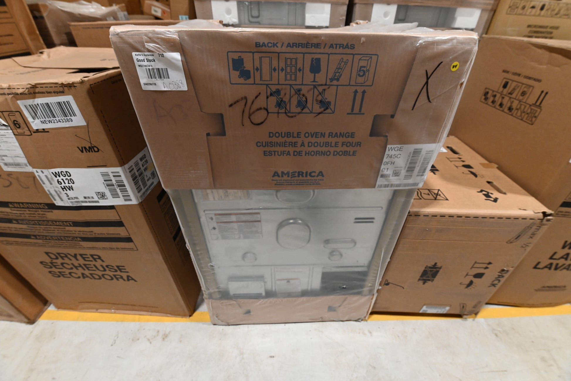 Whirpool WGE745SC0FS 30" Stainless Steel Electric Range