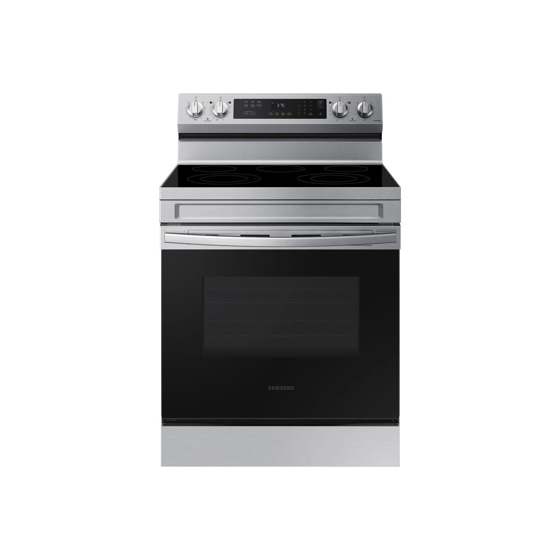 Samsung NE63A6311SS 30" Stainless Steel Freestanding Electric Smart Range