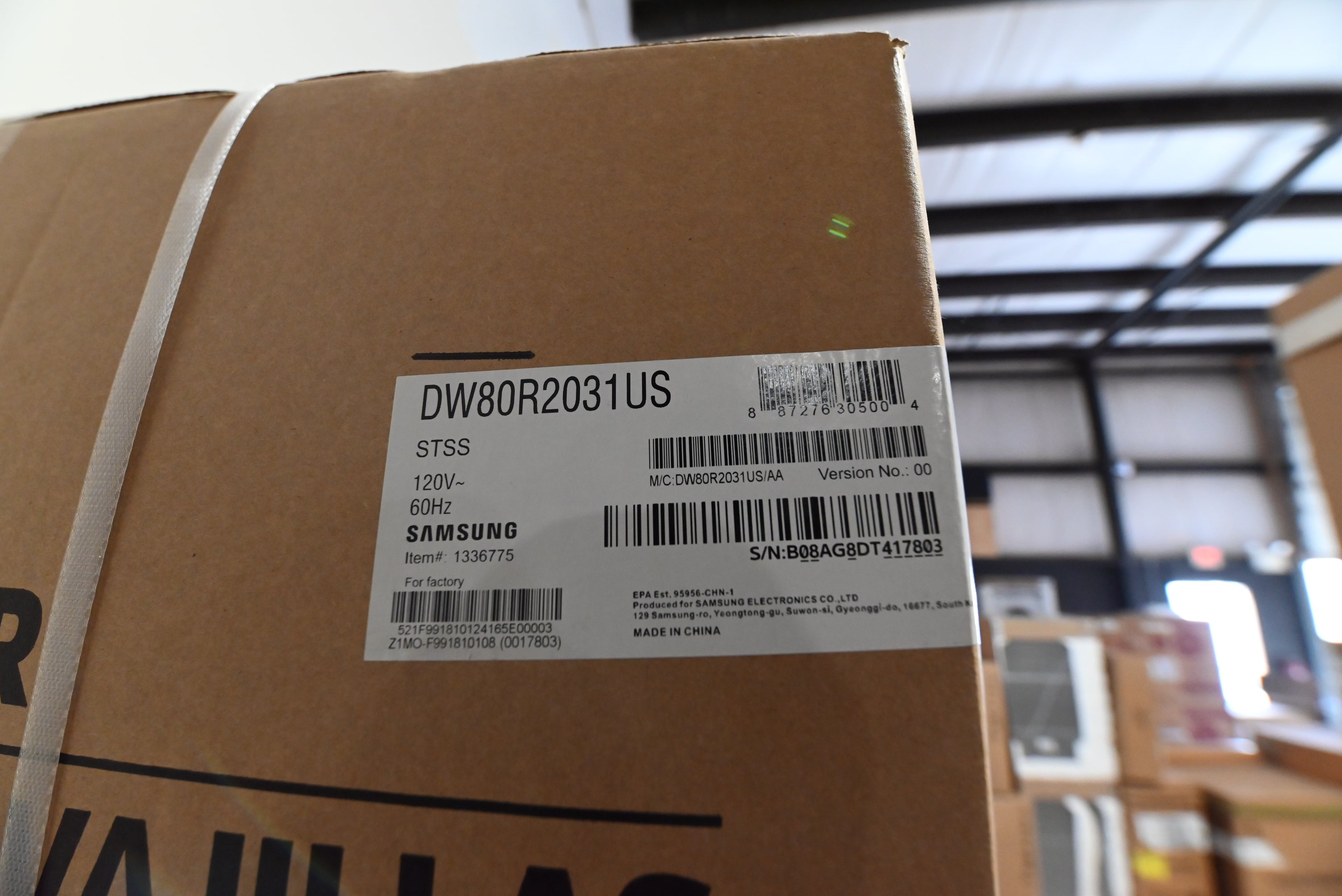 Samsung DW80R2031US 24" Stainless Steel Dishwasher