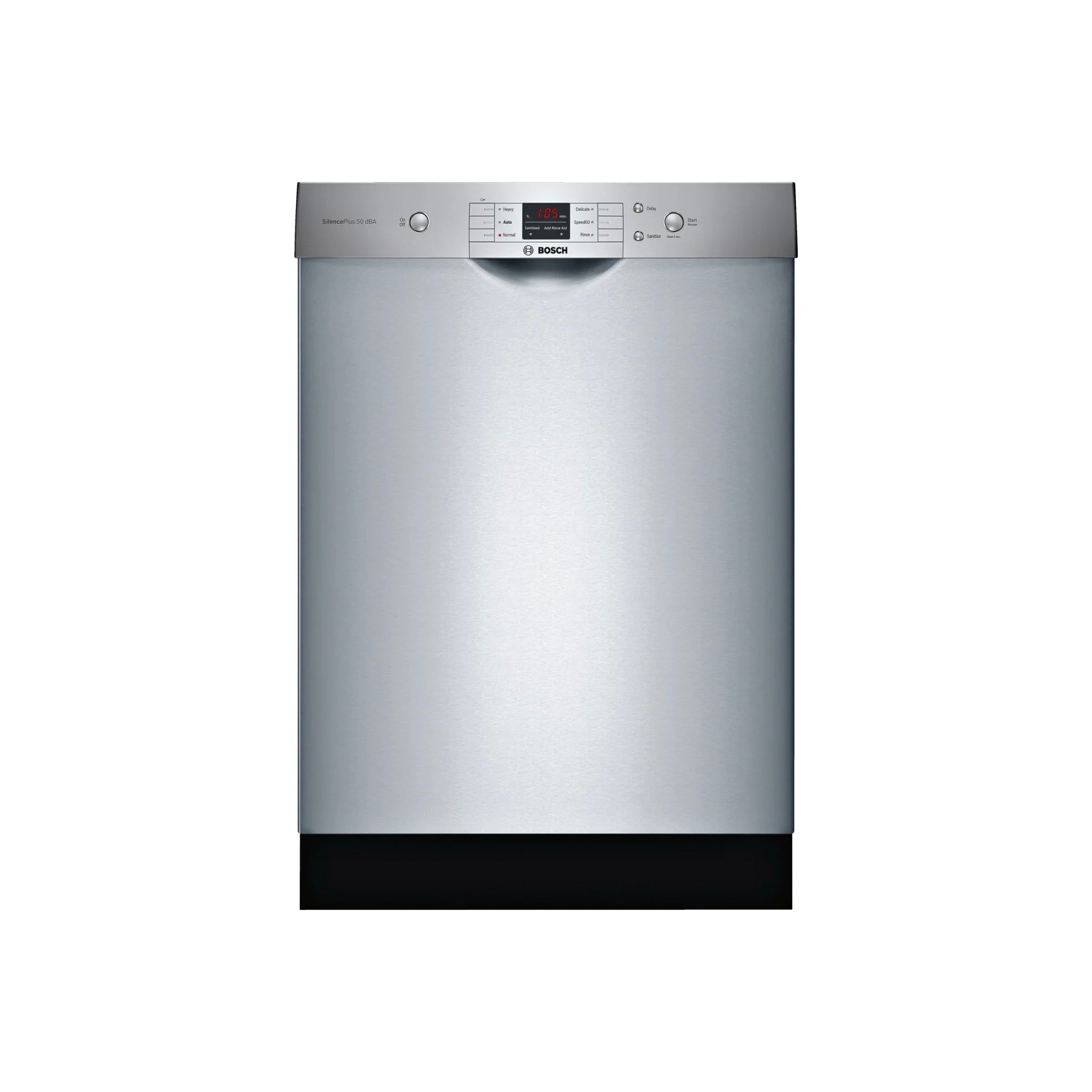 Bosch 100 Series SHEM3AY55N 24" Stainless Steel Dishwasher