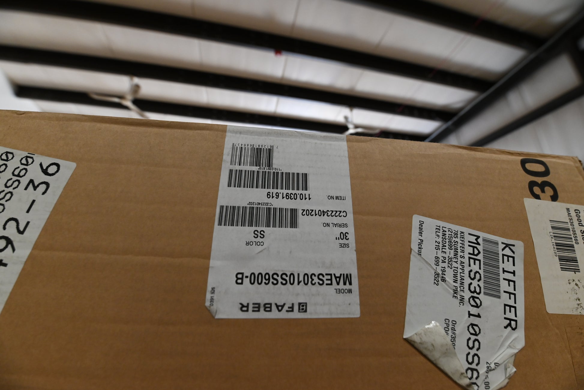 Faber MAES3010SS600B 30" Stainless Steel Under Cabinet Range Hood