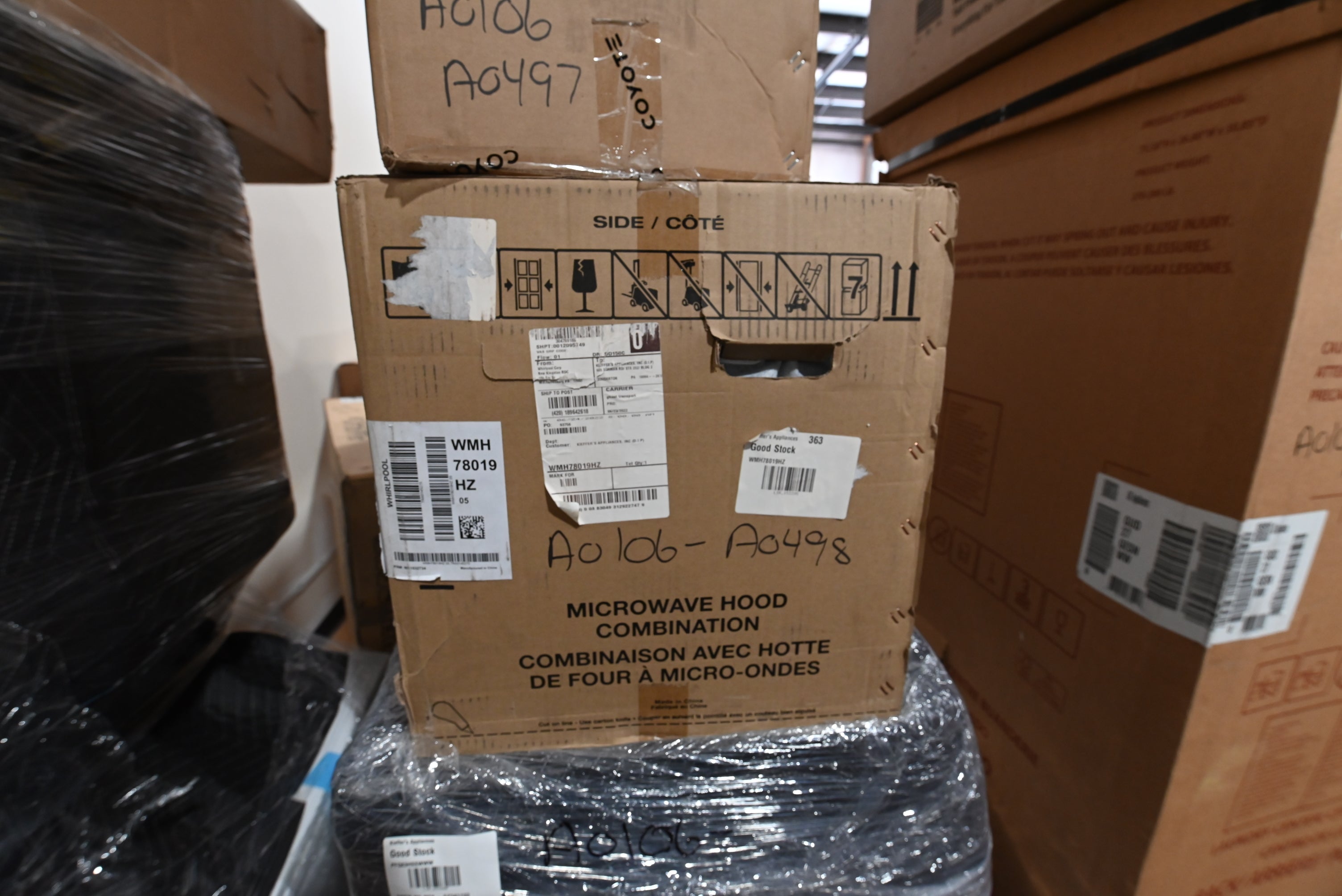 Whirlpool WMH78019HZ 30" Stainless Steel Smart Over-the-Range Microwave