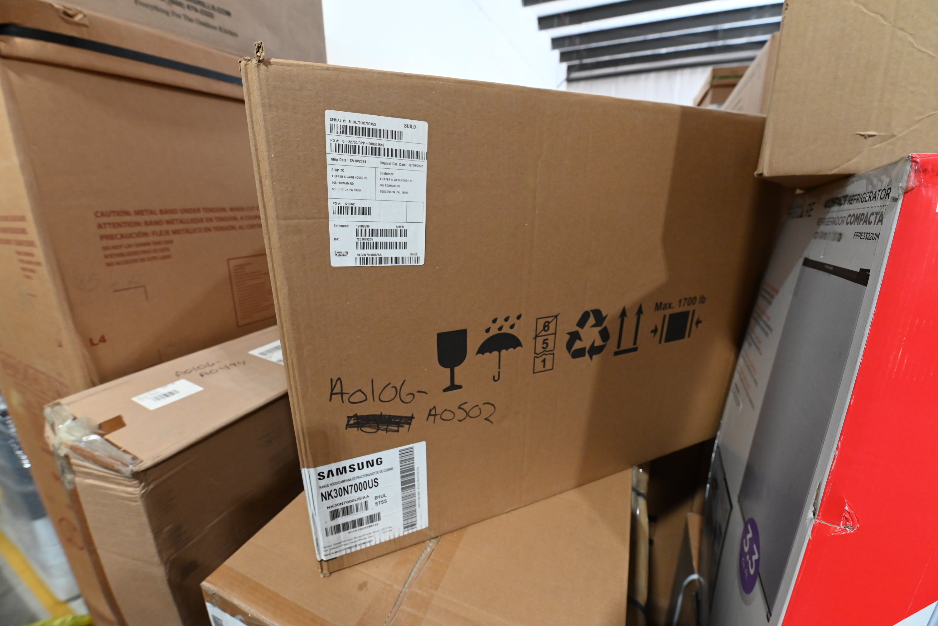 Samsung NK30N7000US 30" Stainless Steel Under Cabinet Smart Range Hood