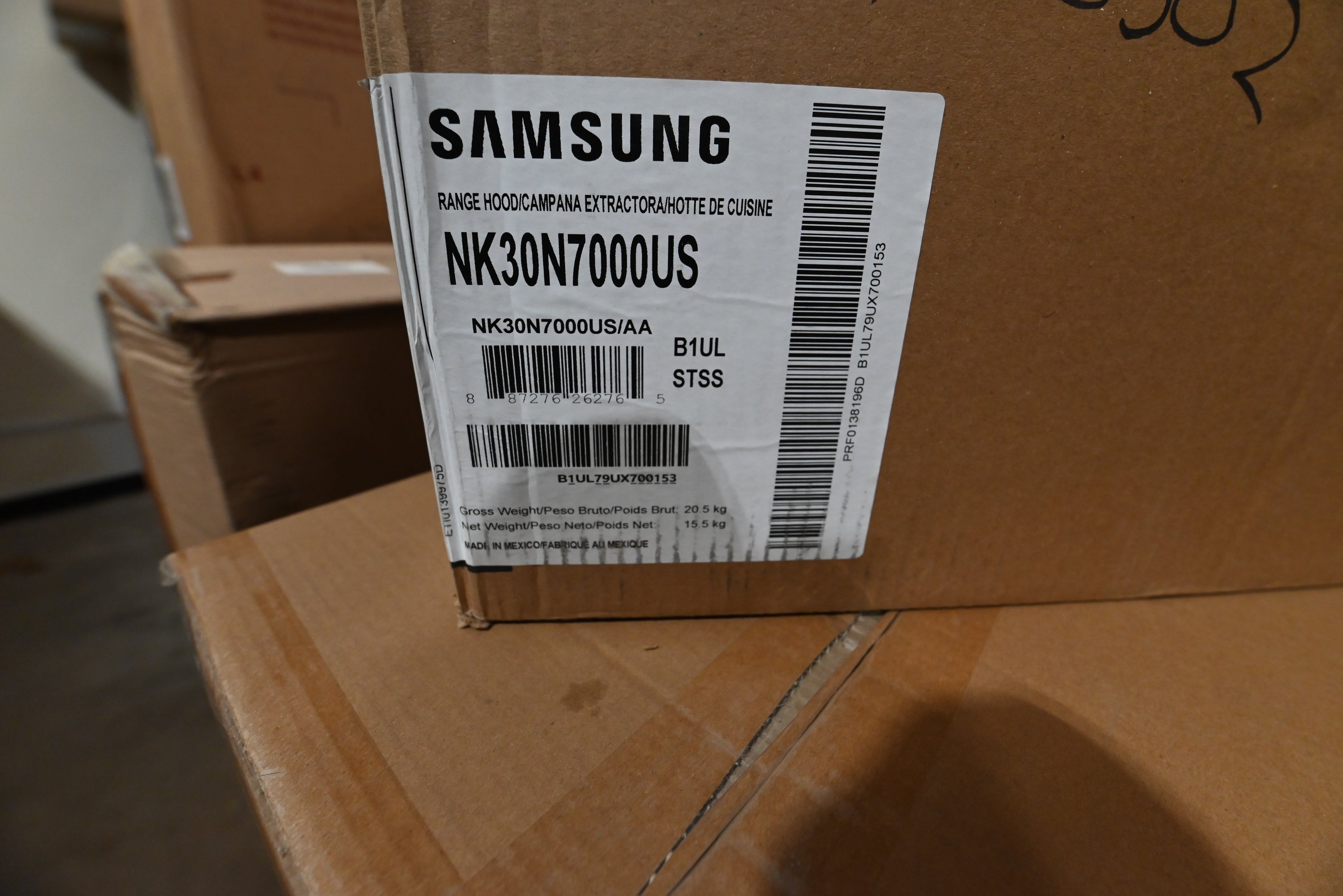 Samsung NK30N7000US 30" Stainless Steel Under Cabinet Smart Range Hood