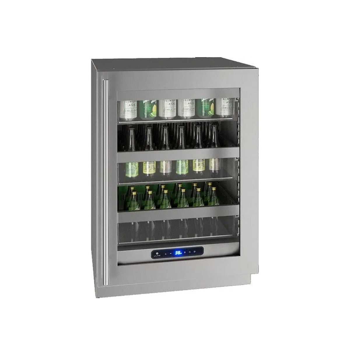 U-Line UHRE524-SG01A 24" Stainless Steel Undercounter Refrigerator