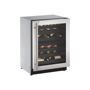 U-Line U2224ZWCS-13B 24" Stainless Steel Undercounter Wine Cooler