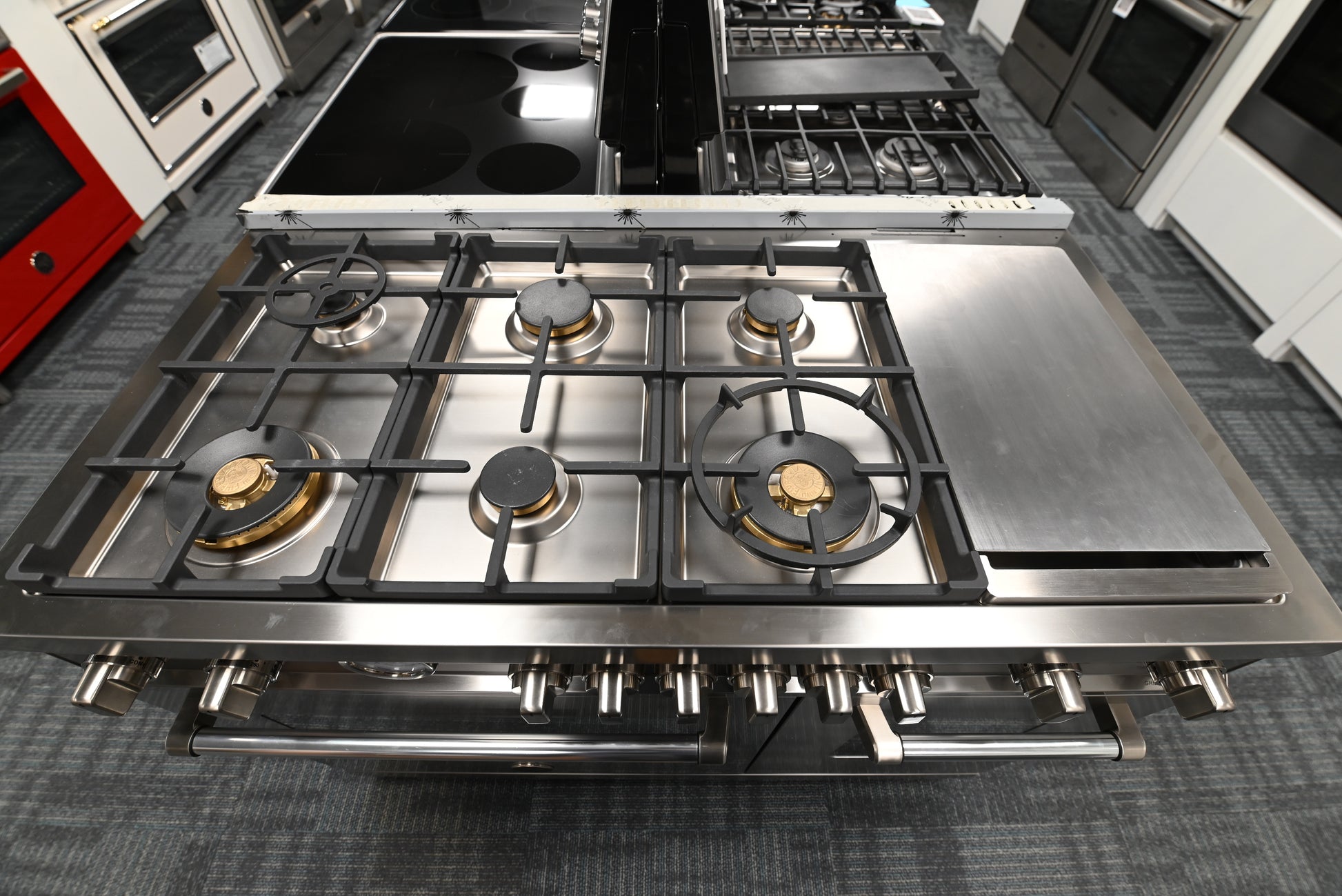Bertazzoni MAST486GGASXT 48" Stainless Steel Gas Range