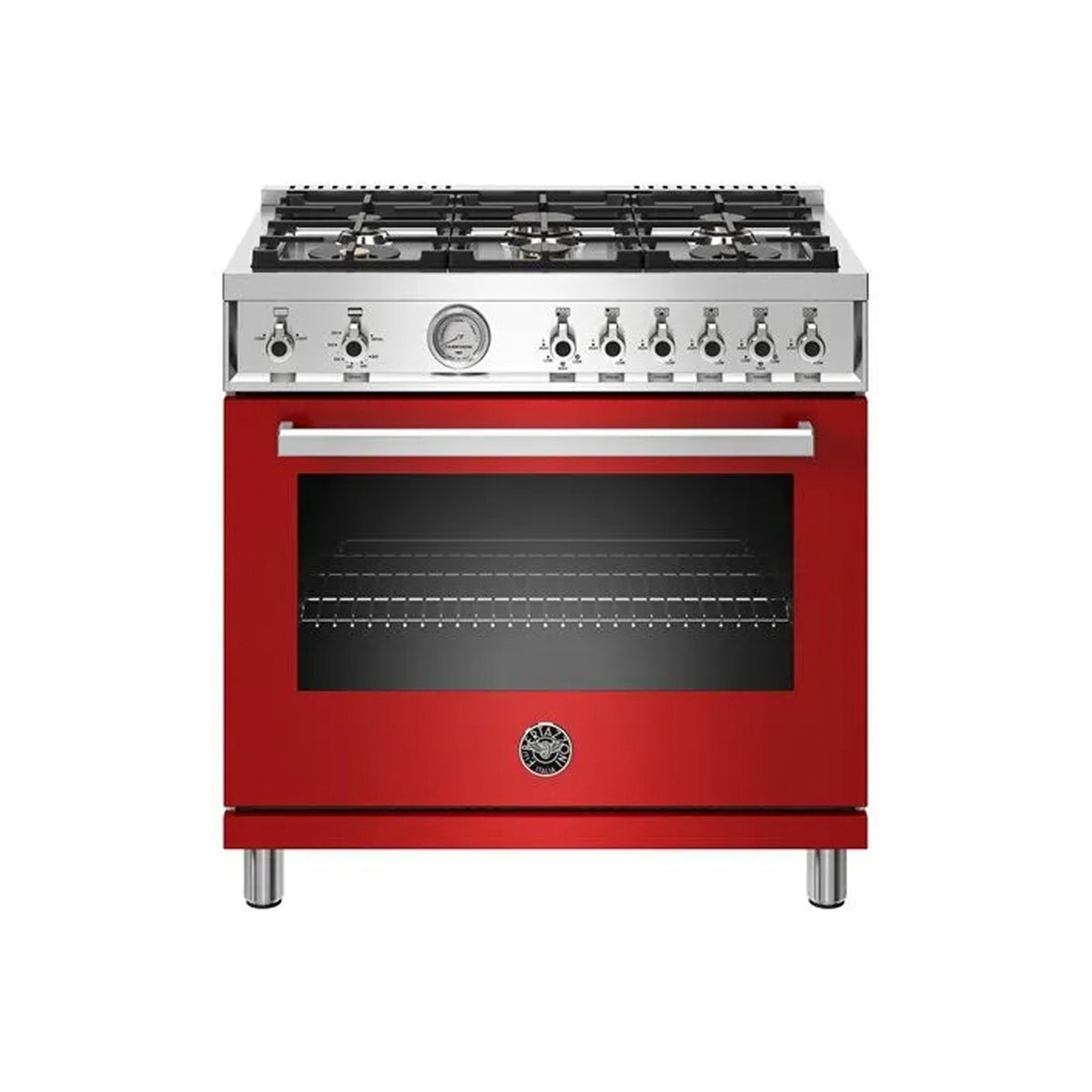 Bertazzoni PROF366GASROT 36" Red Gas Range