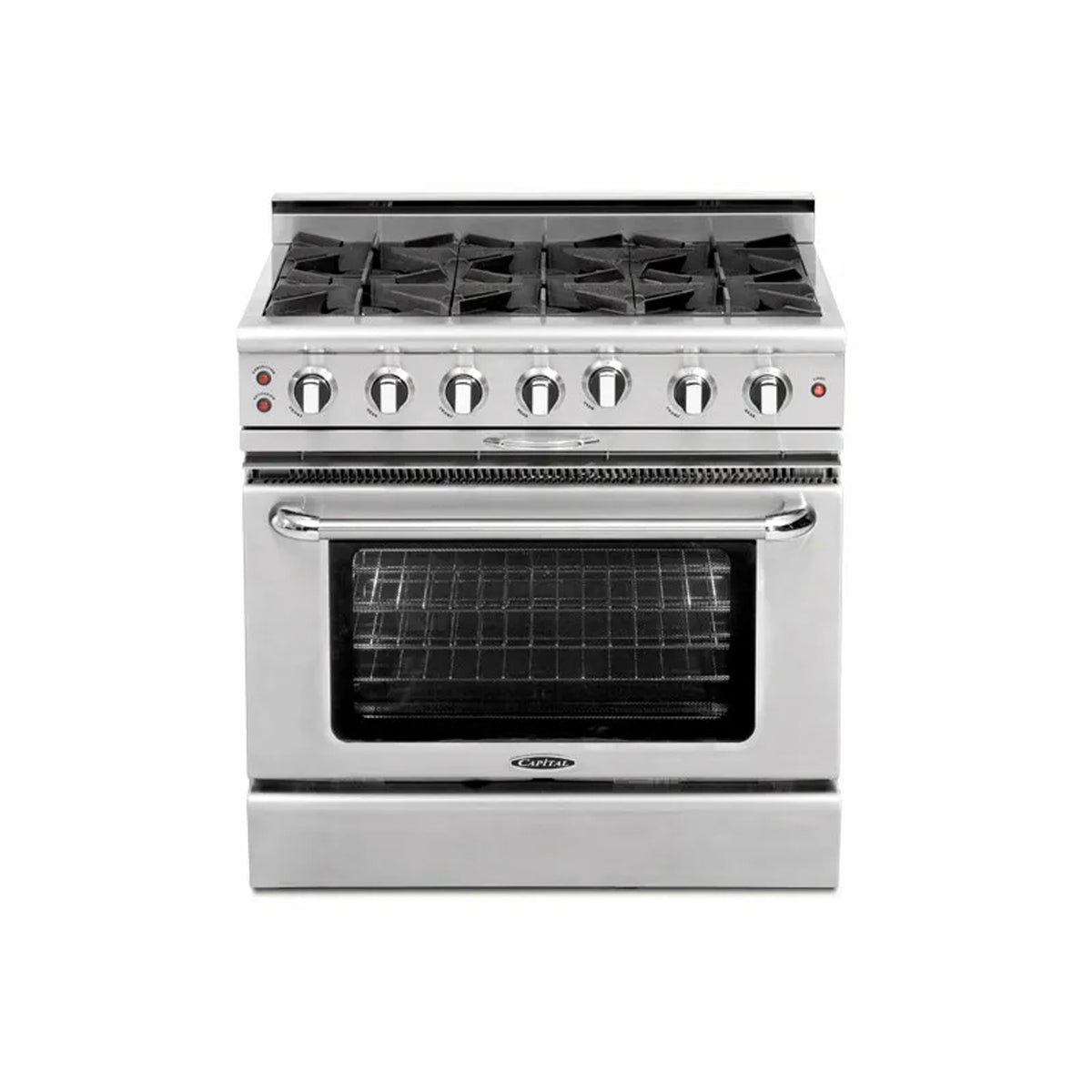 Capital CGMR366 36" Stainless Steel Pro-Style Gas Range