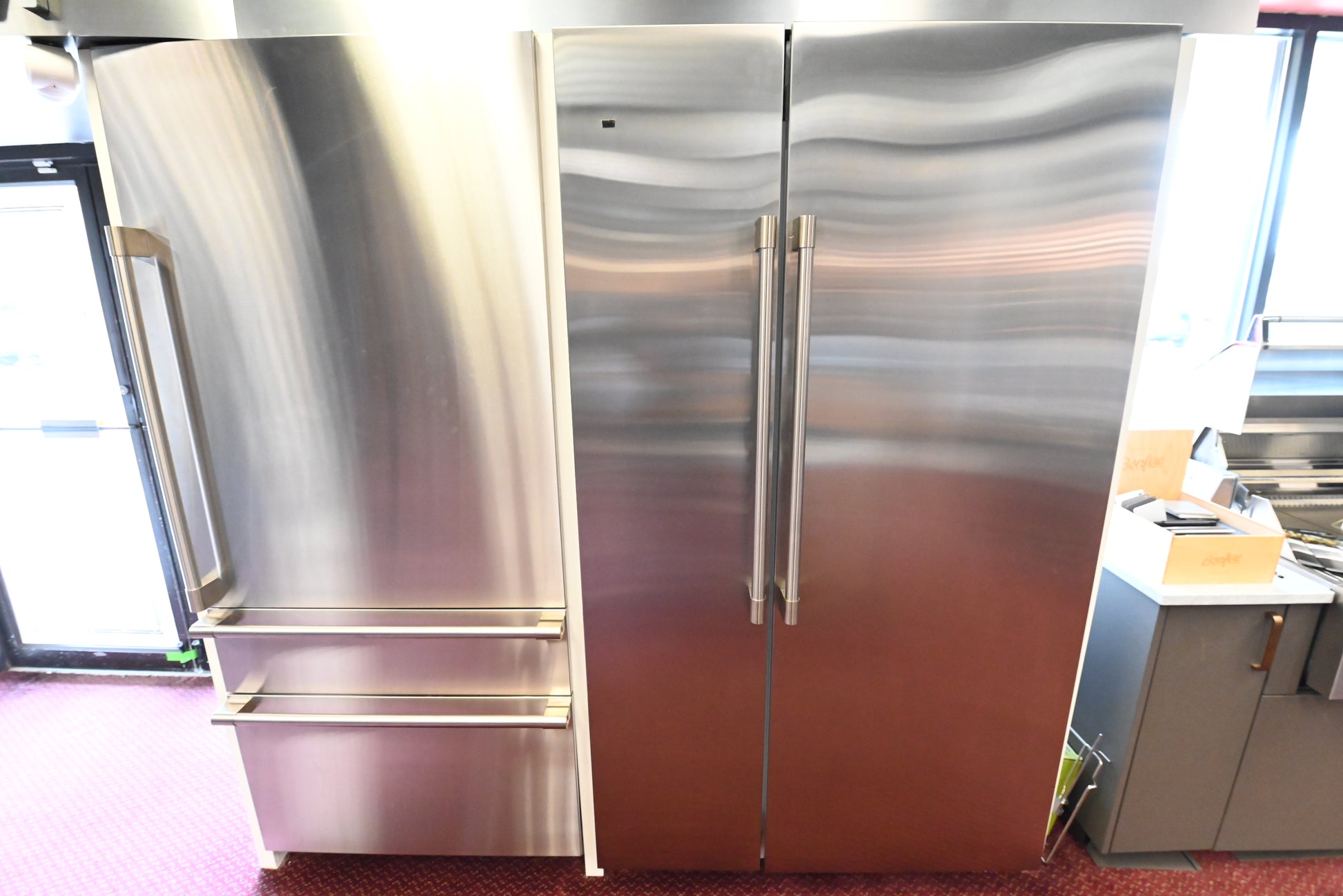 Monogram ZIF181NPNAII 18" Stainless Steel Paneled All Freezer Column