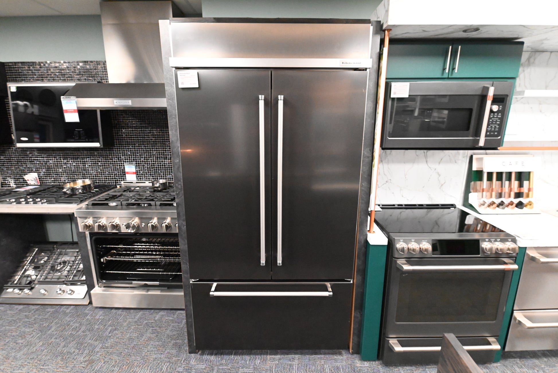 KitchenAid KBFN502EBS 42" Black French Door Refrigerator