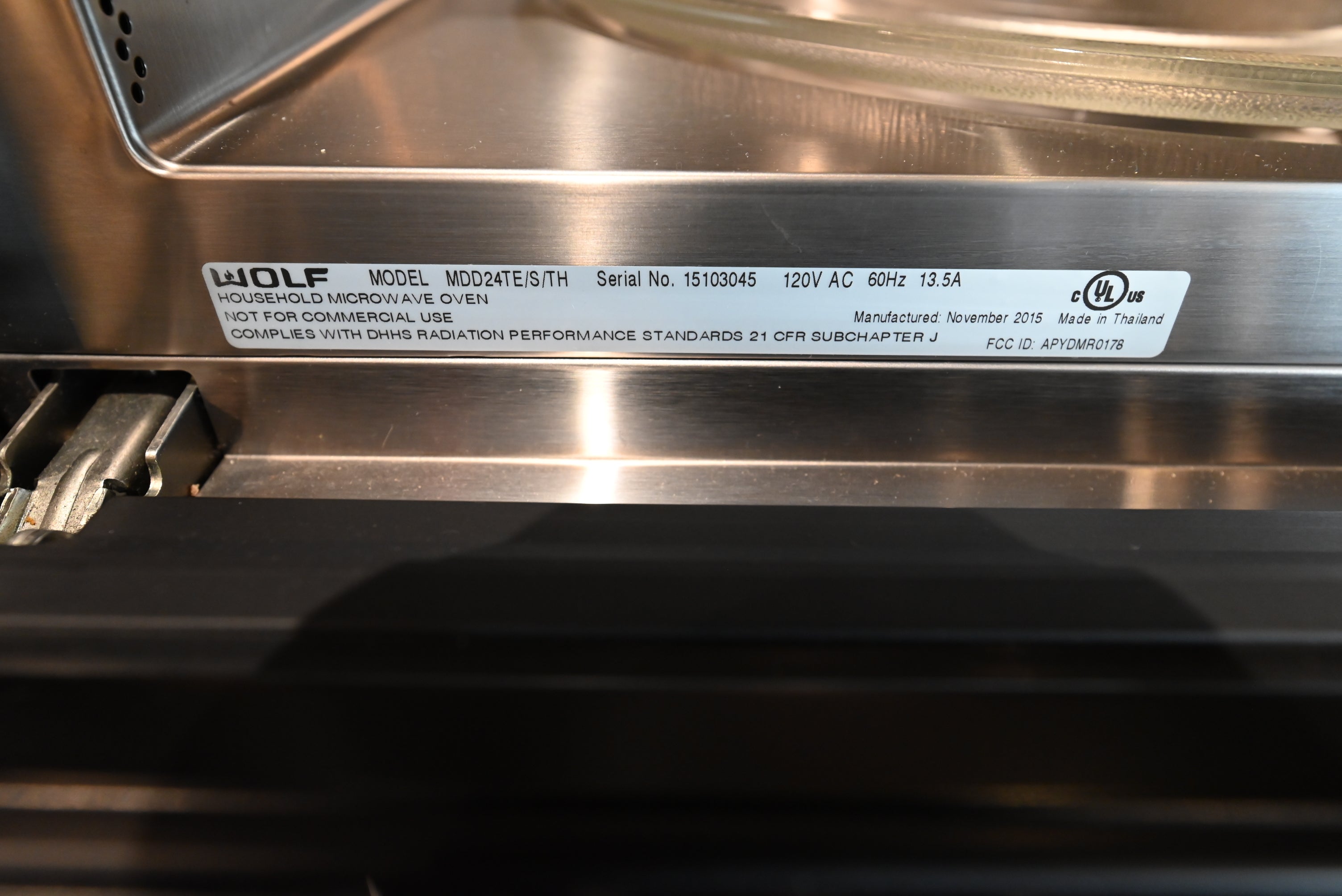 Wolf Certified MDD24TE/S/TH 30" Stainless Steel Drop-Down Door Microwave Oven
