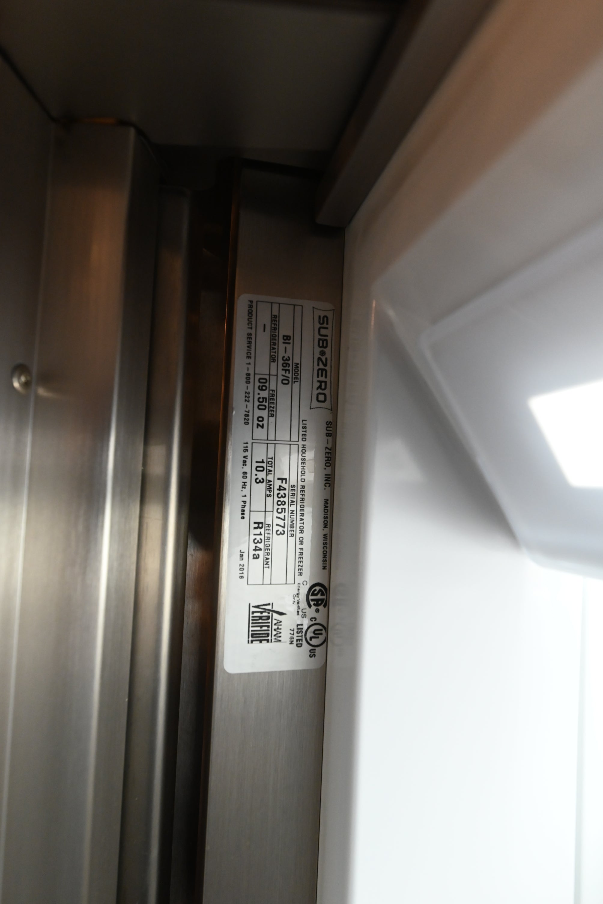 Sub-Zero Certified BI-36F/0 36" Panel Ready All Freezer