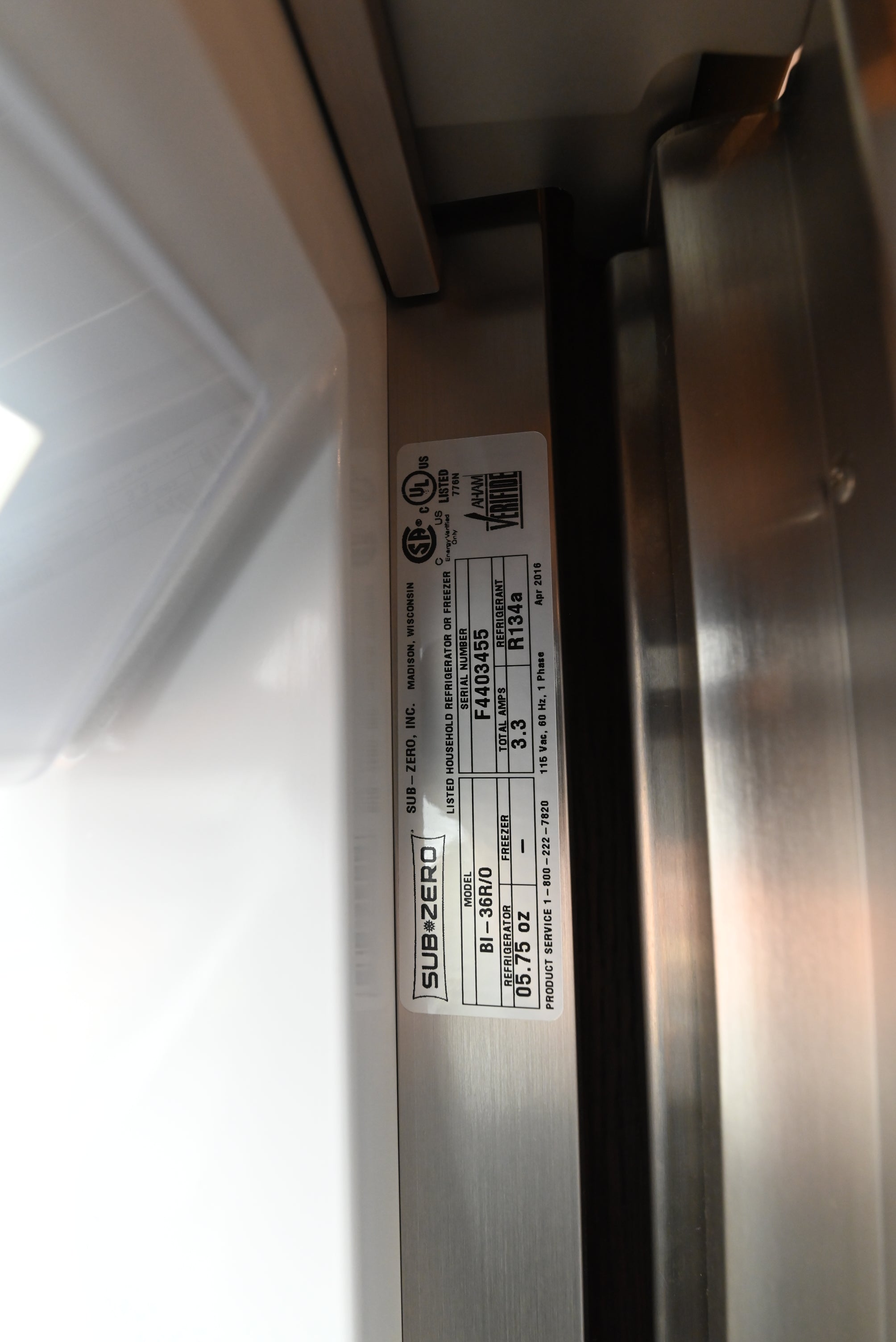 Sub-Zero Certified BI-36R/0 36" Panel Ready All Refrigerator