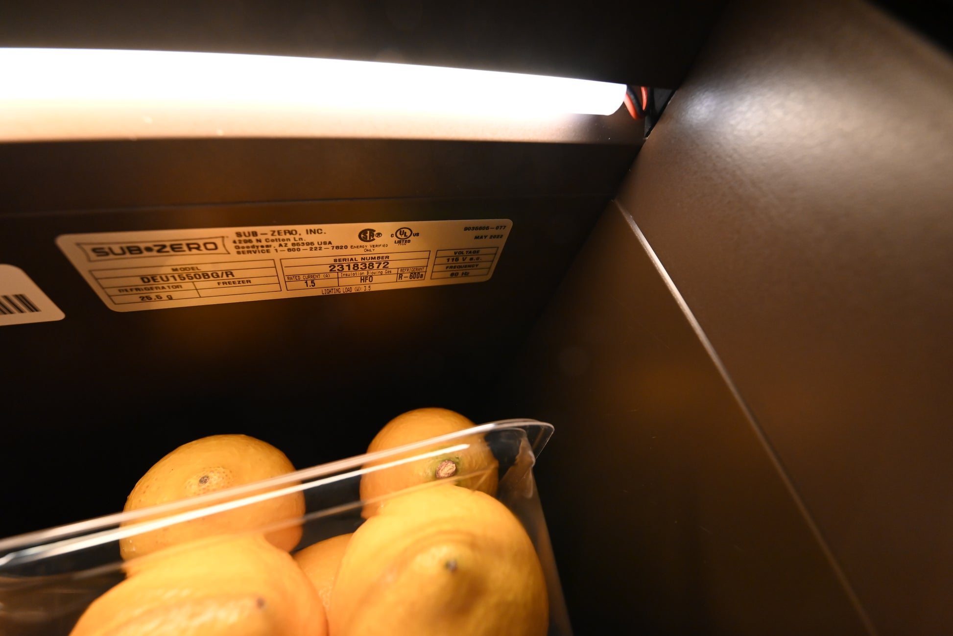 Sub-Zero Certified DEU1550BG/R 15" Stainless Steel Undercounter Beverage Center