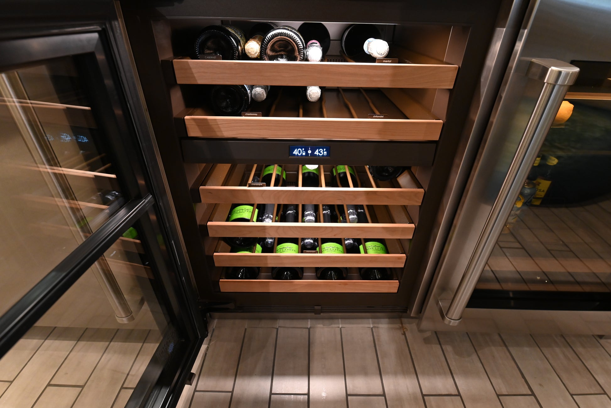 Sub-Zero Certified DEU2450W/L 24" Panel Ready Dual Zone Wine Cooler
