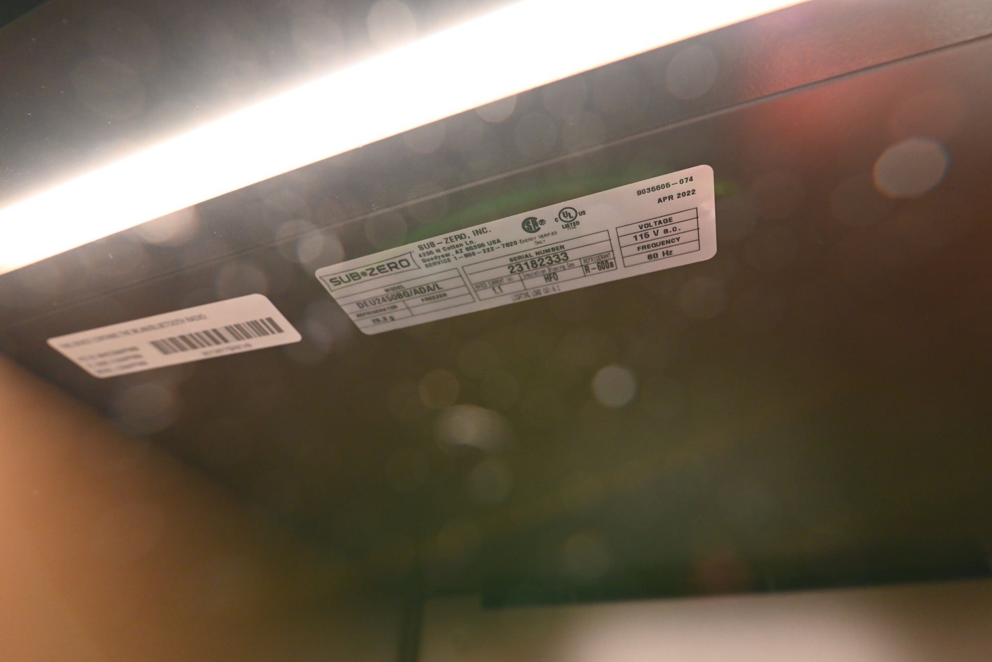 Sub-Zero Certified DEU2450BG/ADA 24" Stainless Steel Beverage Center, ADA Compliant