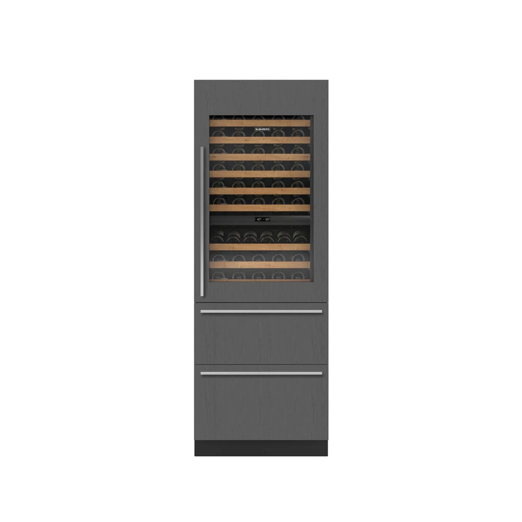 Sub-Zero Certified DET3050WR/R 30" Panel Ready Tri-Zone Tall Wine Cooler