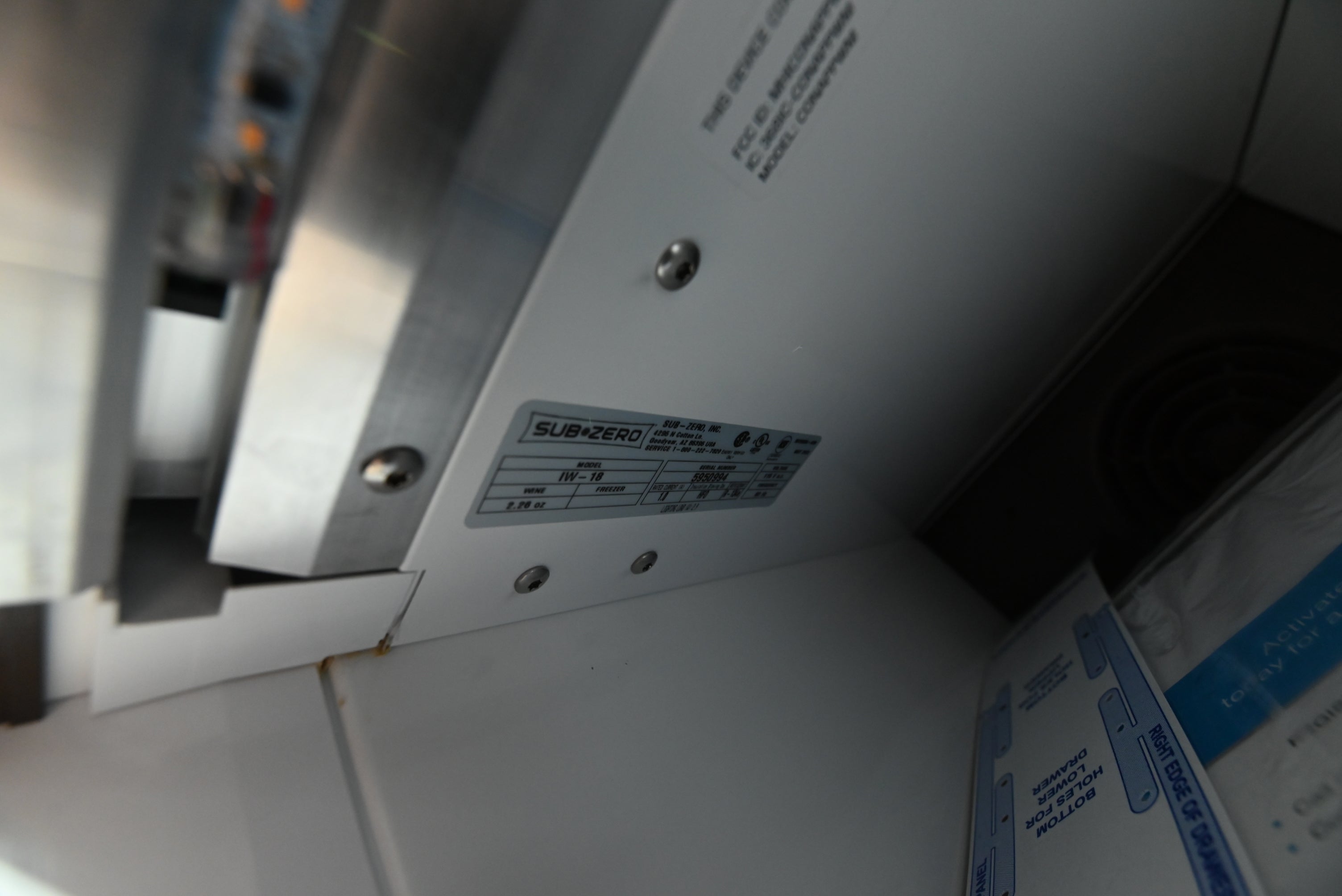 Sub-Zero Certified IW-18-RH 18" Panel Ready Dual Zone Tall Wine Cooler