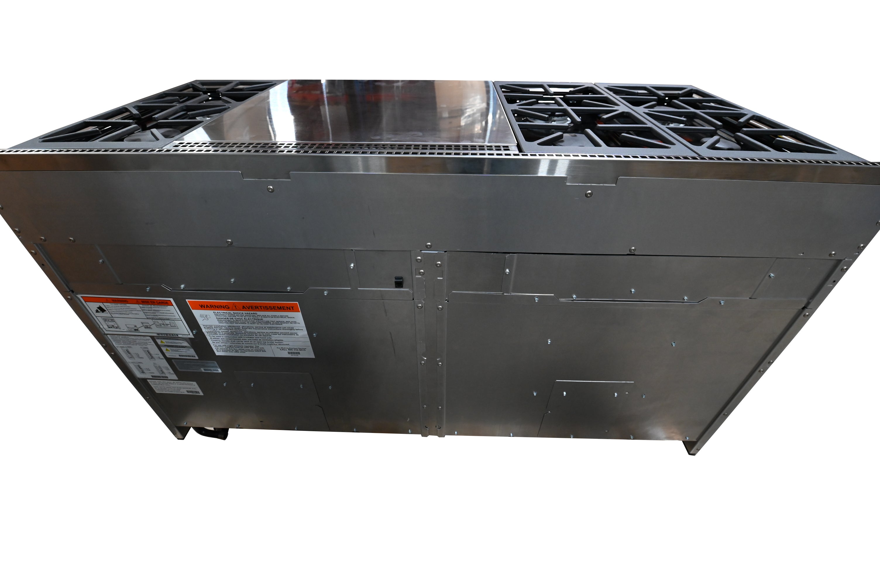 Wolf Certified DF60650F/S/P 60" Stainless Steel Duel Fuel Range with French Top