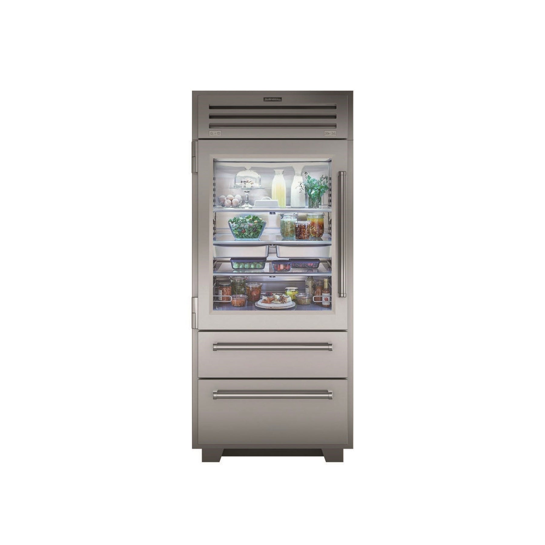 Sub-Zero Certified PRO3650G 36" Stainless Steel Bottom Freezer Refrigerator