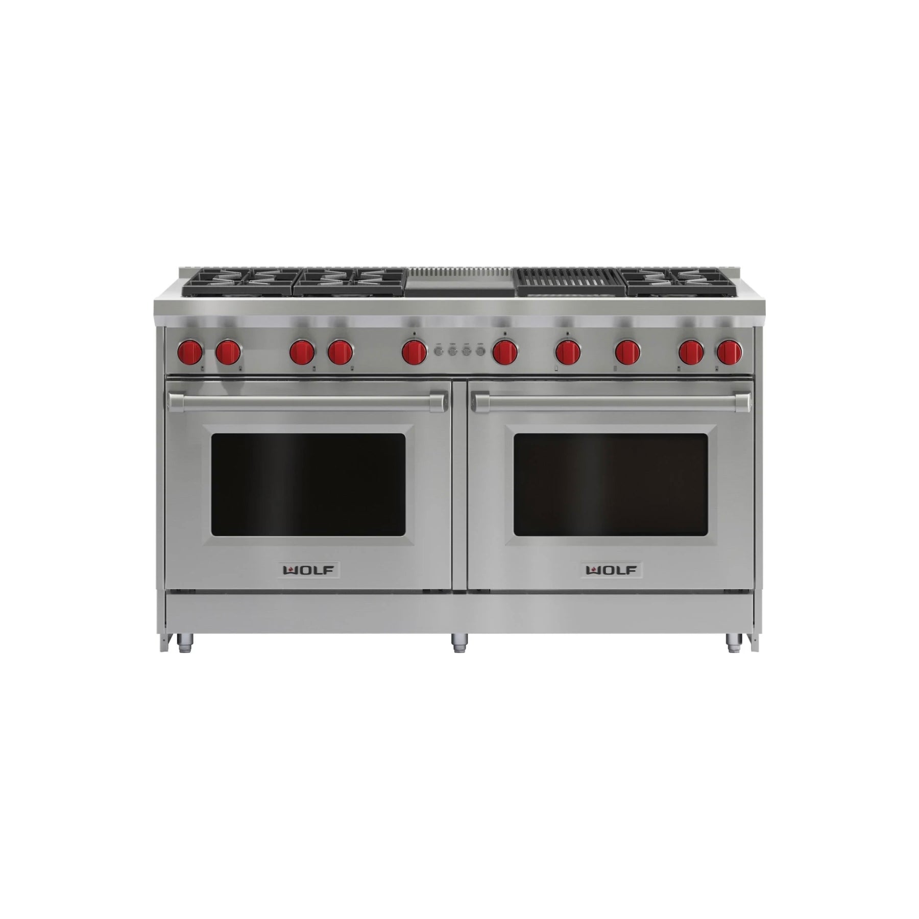 Wolf Certified GR606CG 60" Stainless Steel Pro-Style Gas Range