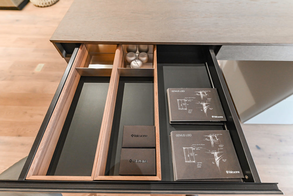 Valcucine Venture: Forma Mentis Modern Kitchen with Genius Loci Island