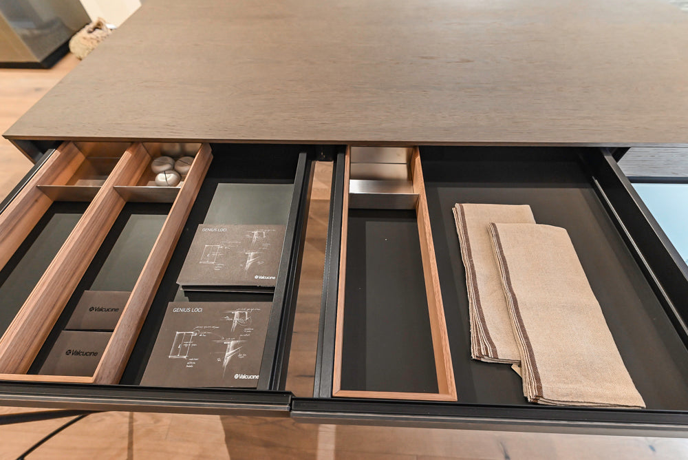 Valcucine Venture: Forma Mentis Modern Kitchen with Genius Loci Island