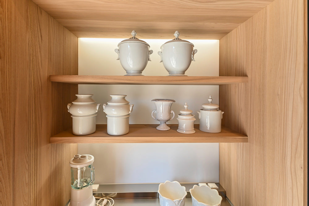 Valcucine Venture: Green Tea Glass Modern Kitchen with Island & Luxe Appliances