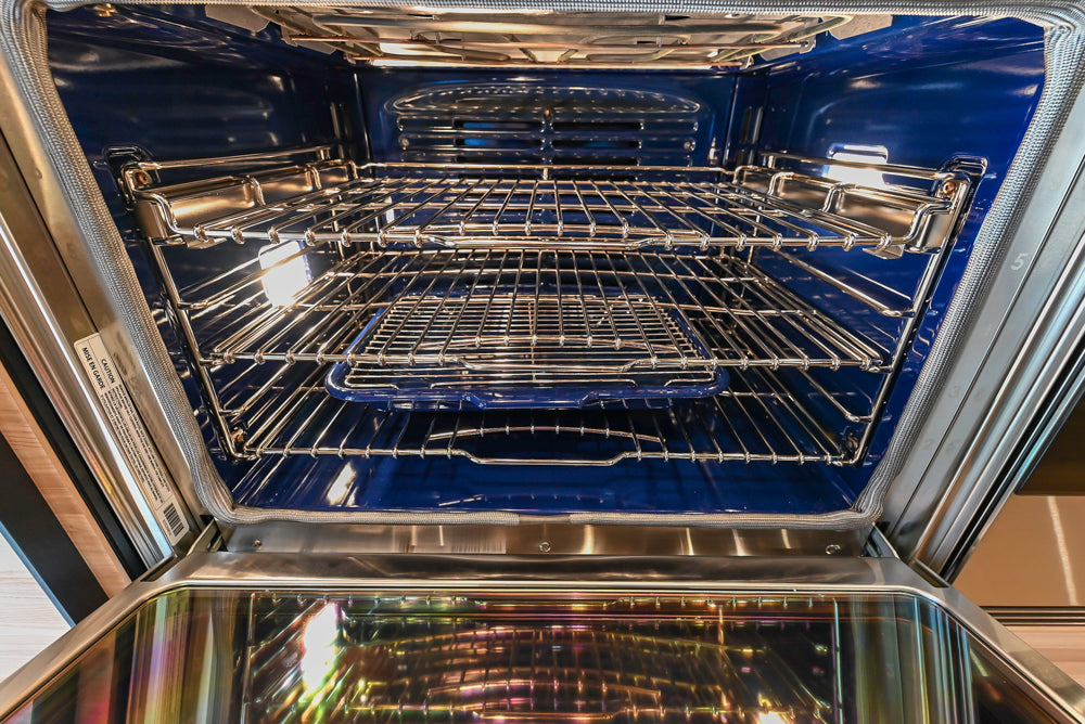 Valcucine Venture: Green Tea Glass Modern Kitchen with Island & Luxe Appliances