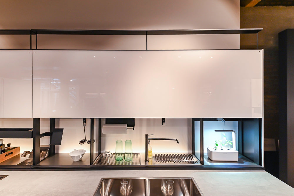 Valcucine Venture: Artematica Modern Kitchen with Island & Gaggenau Appliances