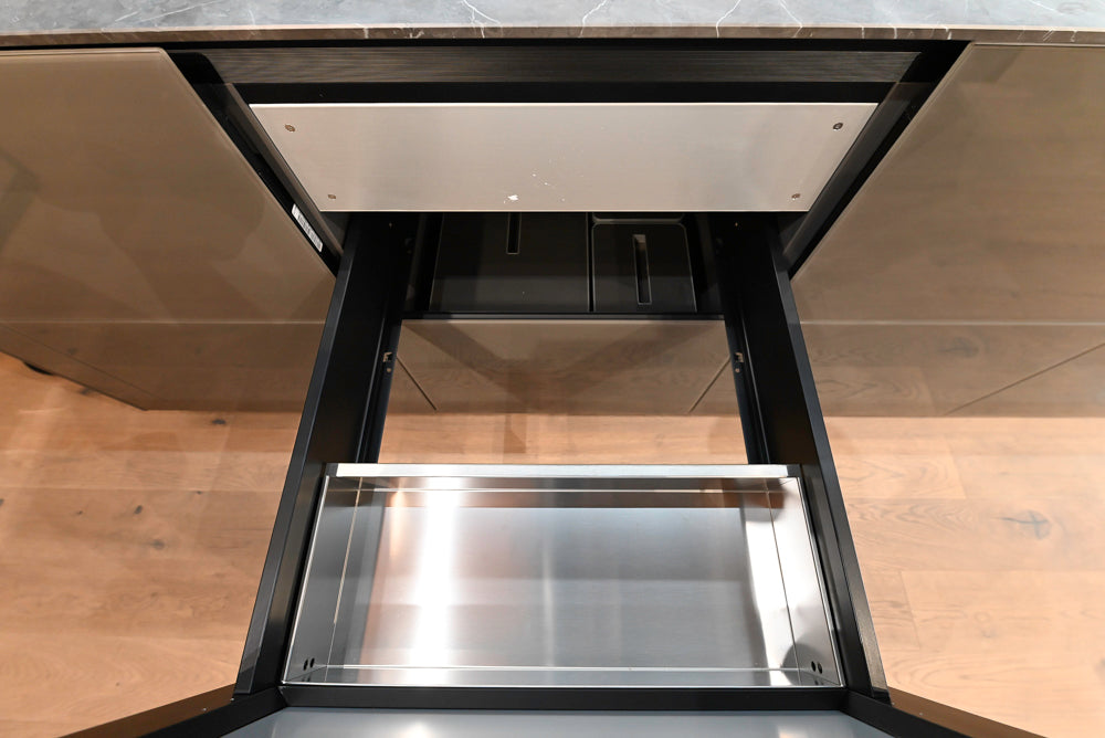 Valcucine Logica Celata Wet Bar with Artematica Soft Island