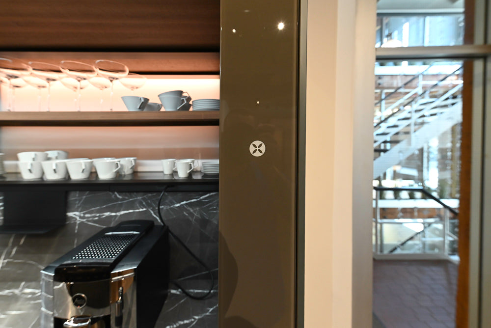 Valcucine Logica Celata Wet Bar with Artematica Soft Island