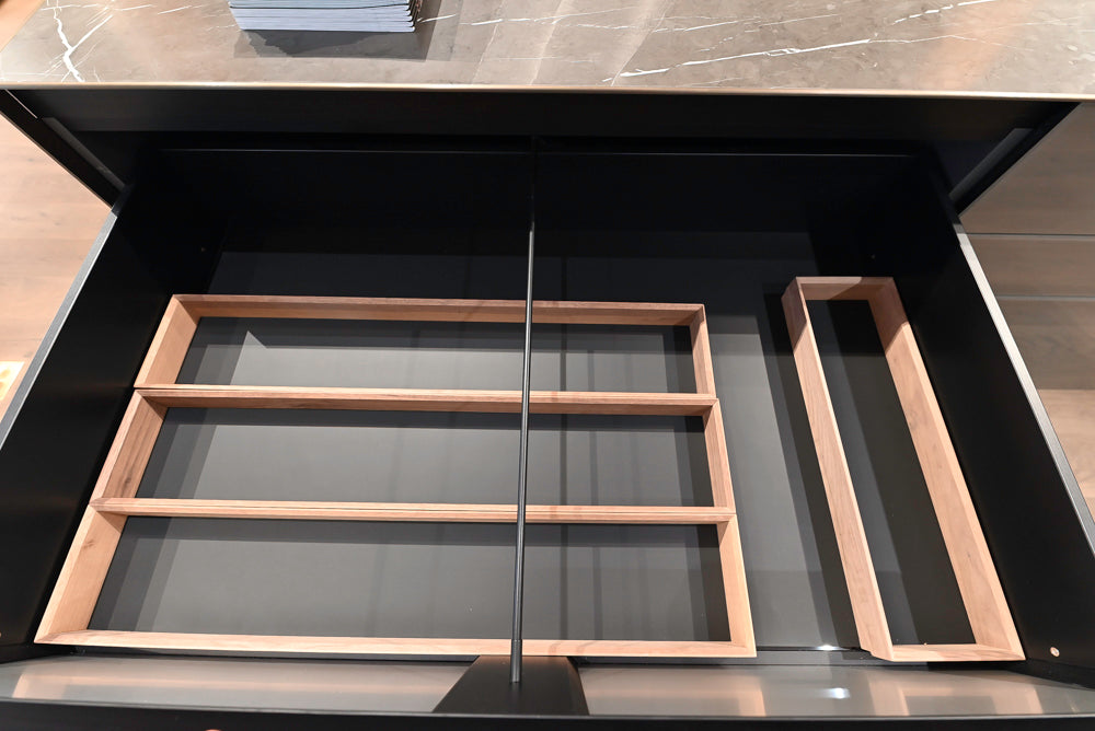 Valcucine Logica Celata Wet Bar with Artematica Soft Island