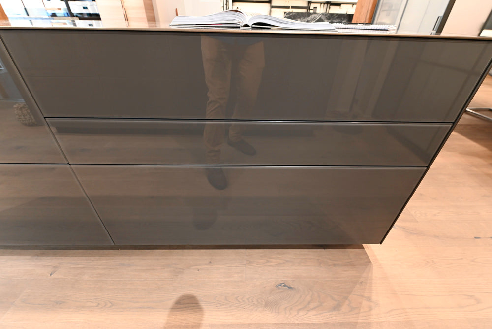 Valcucine Logica Celata Wet Bar with Artematica Soft Island