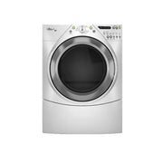 Whirlpool WED9600TW 27" White Front Load Electric Steam Dryer
