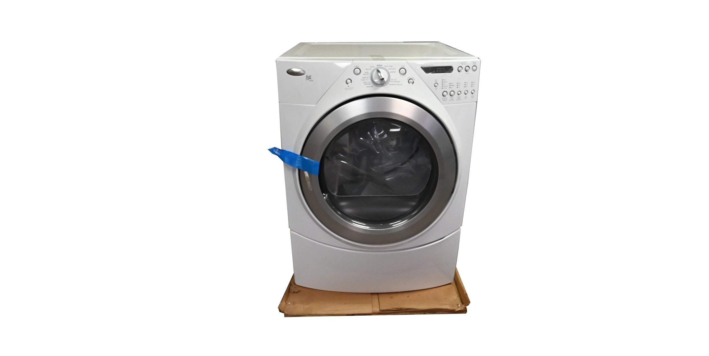 Whirlpool WED9600TW 27" White Front Load Electric Steam Dryer