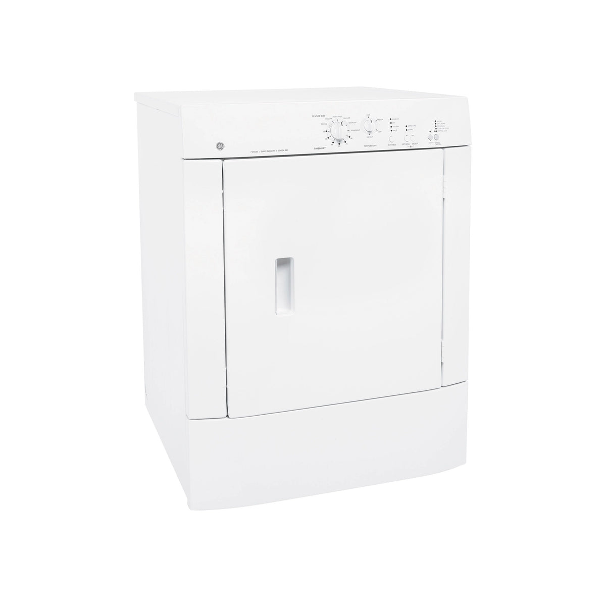 GE DSXH47EGWW 27" White Front Load Electric Dryer
