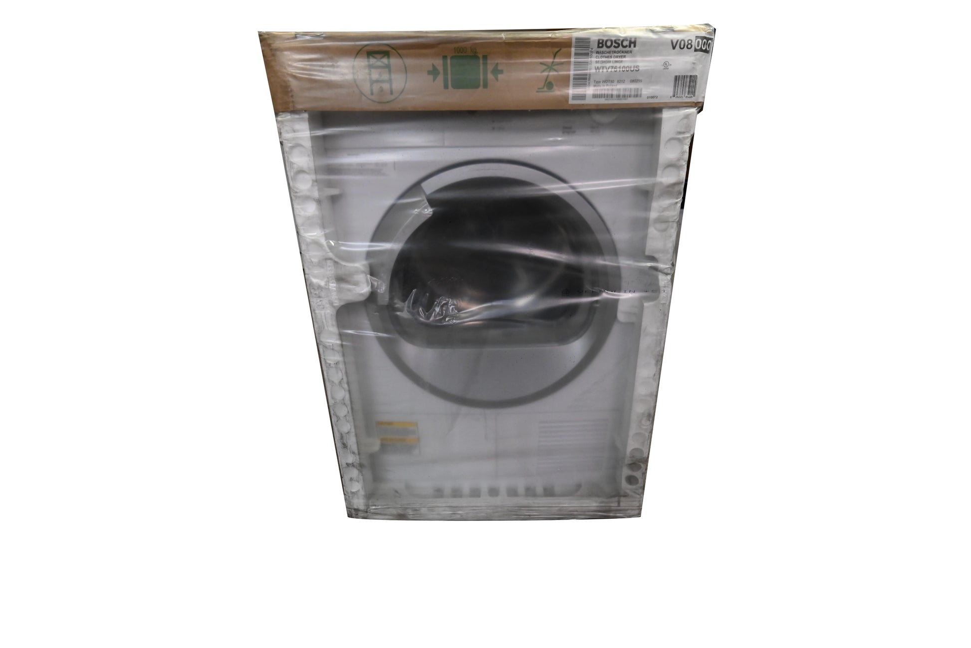 Bosch WTV76100US 24" White Front Load Electric Dryer