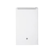 GE GME04GGKBWW 20" White Freestanding Compact Refrigerator
