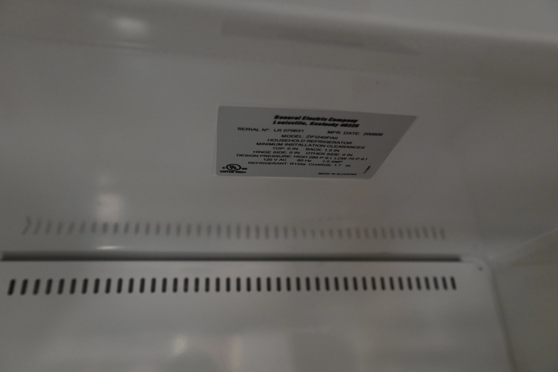 GE Monogram ZIFI240PAII 24" Panel Ready Built-in Compact Refrigerator