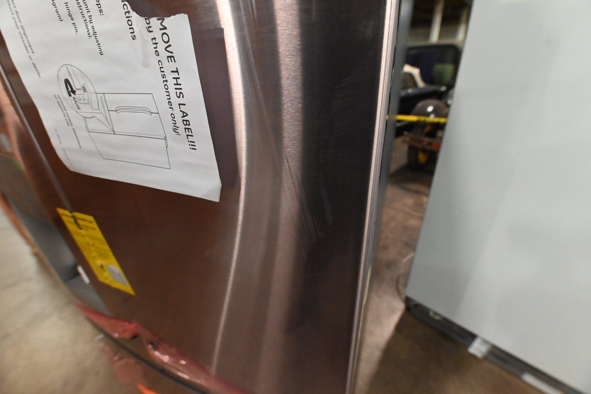 GE GFE24JYKFS 33" Stainless Steel French Door Refrigerator, Open Box