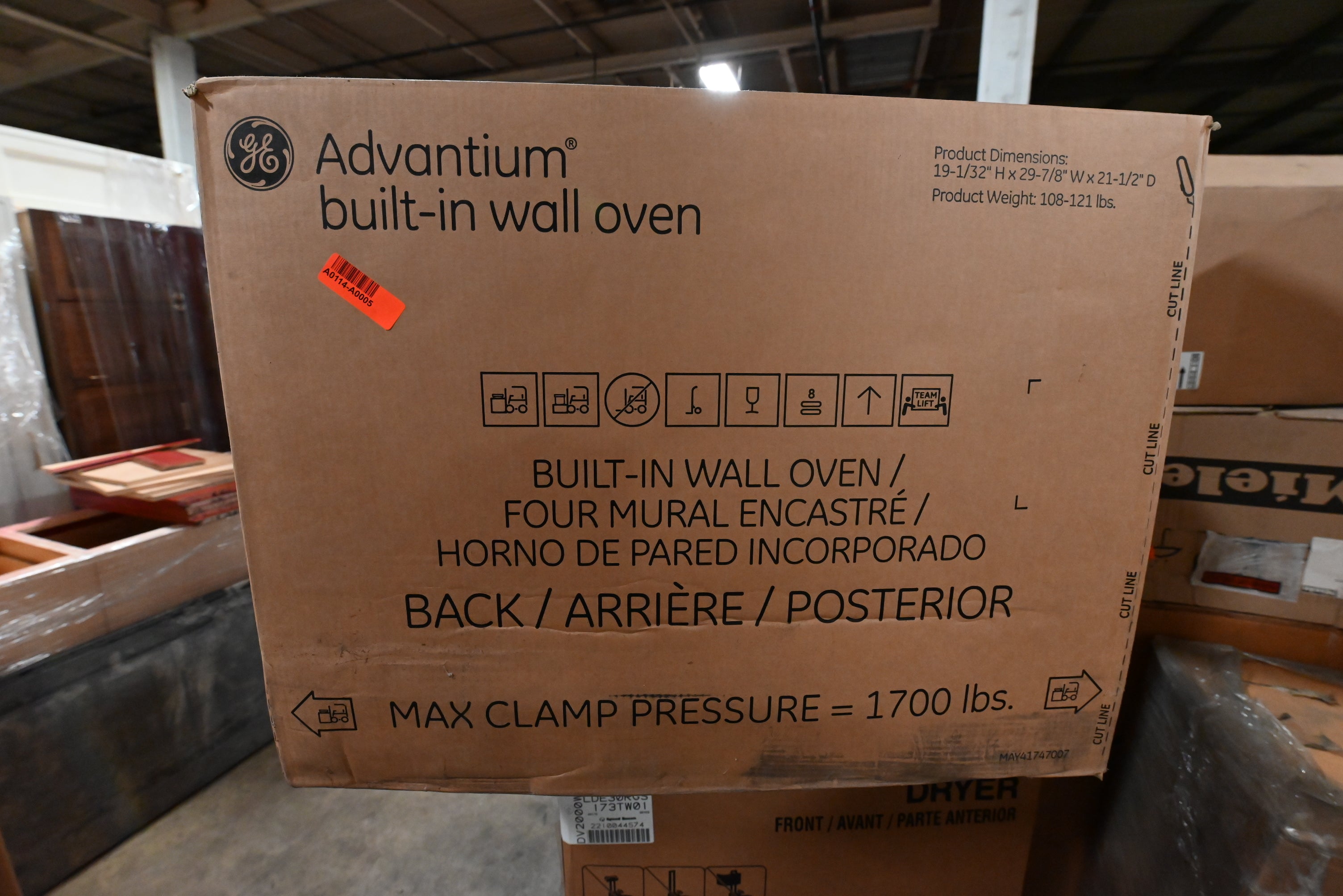 GE Profile PSB9240SFSS 30" Stainless Steel Electric Single Wall Oven with Advantium