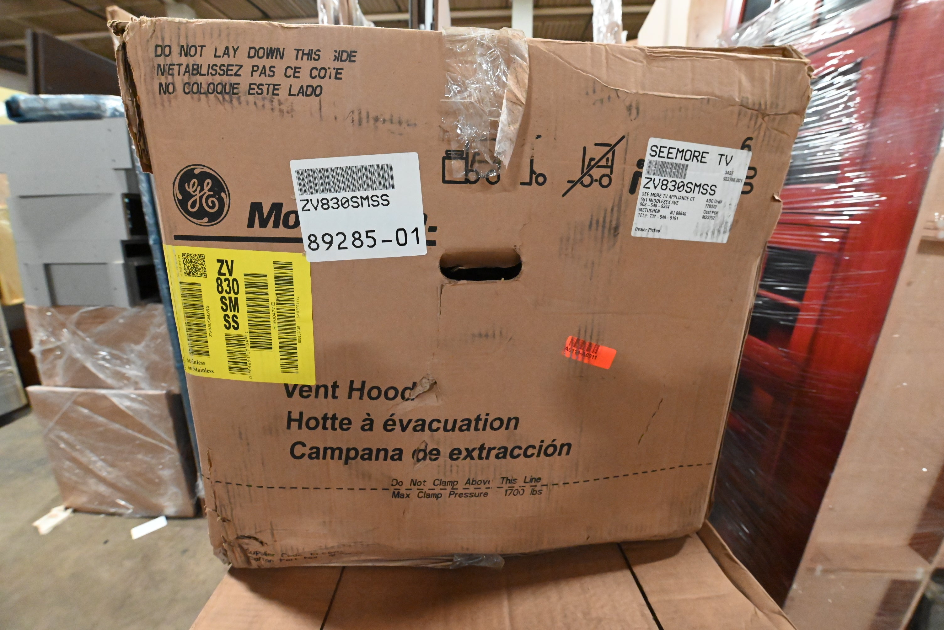 Monogram ZV830SMSS 30" Stainless Steel Wall Mount Chimney Hood