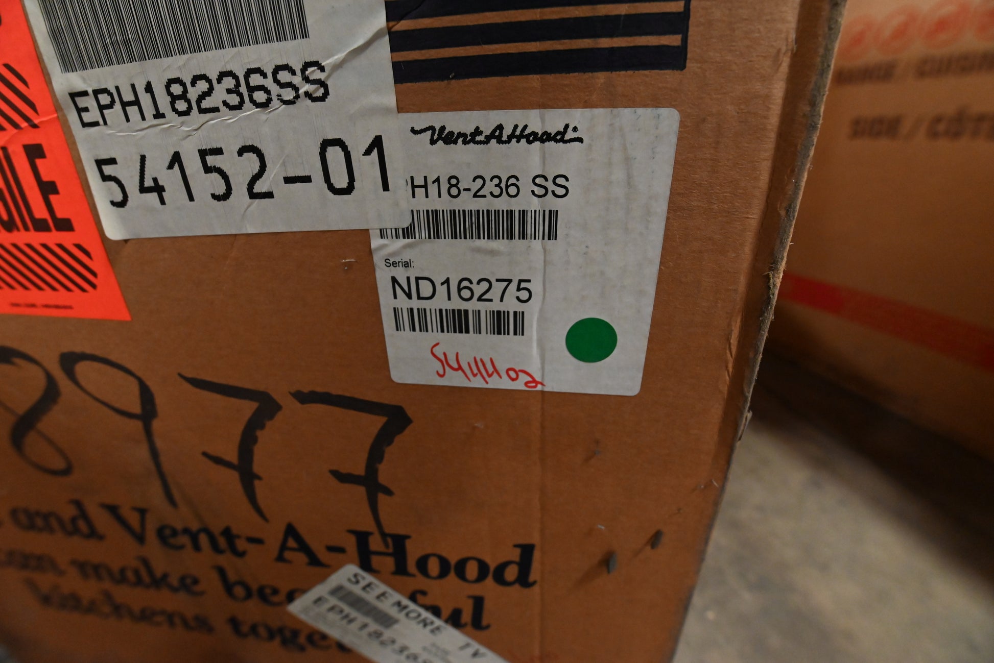 Vent-A-Hood EPH18236SS 36" Stainless Steel Wall Mount Canopy Hood