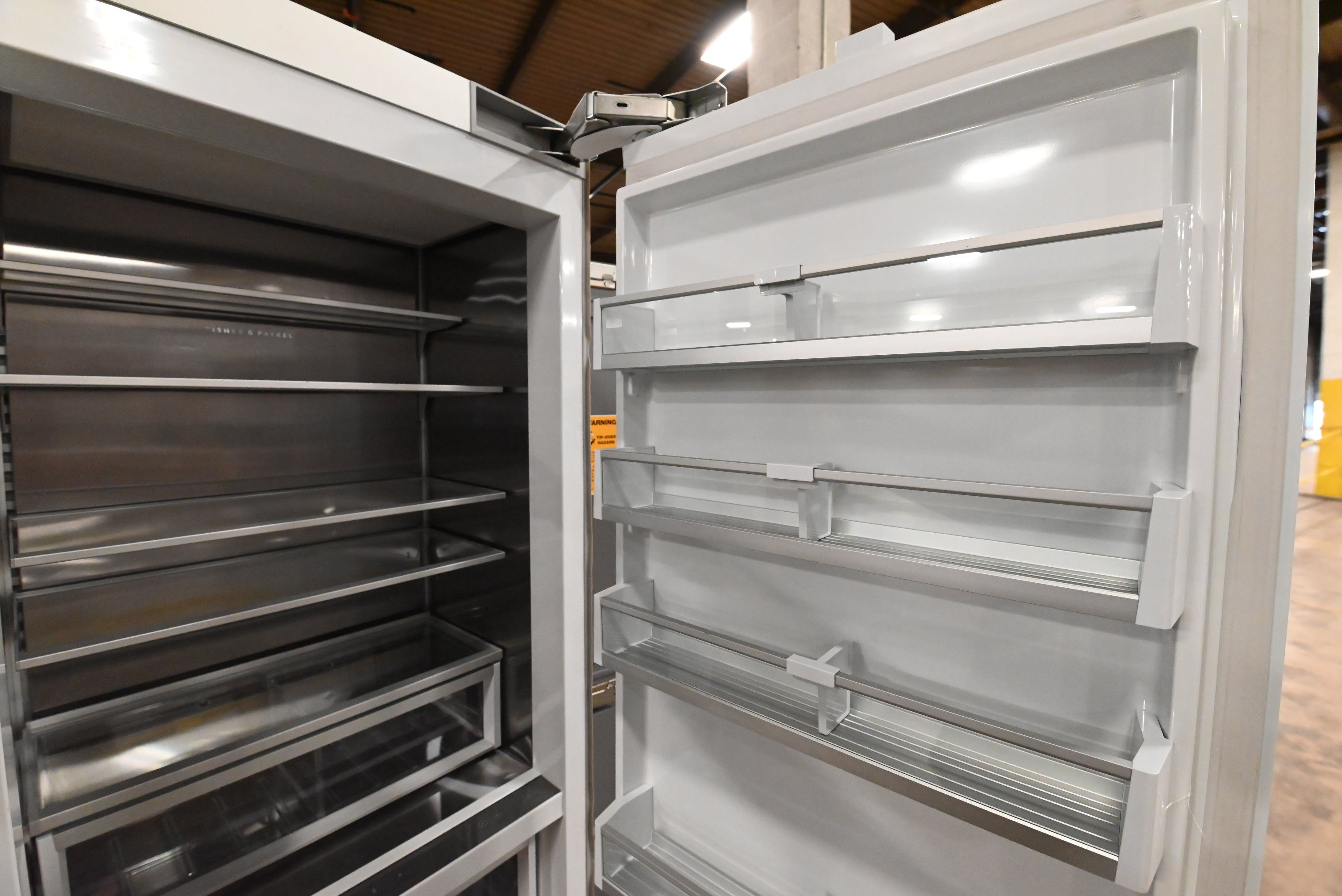 Fisher & Paykel RS3084FLJK1 30" Panel Ready All Freezer Column, Right Hinge