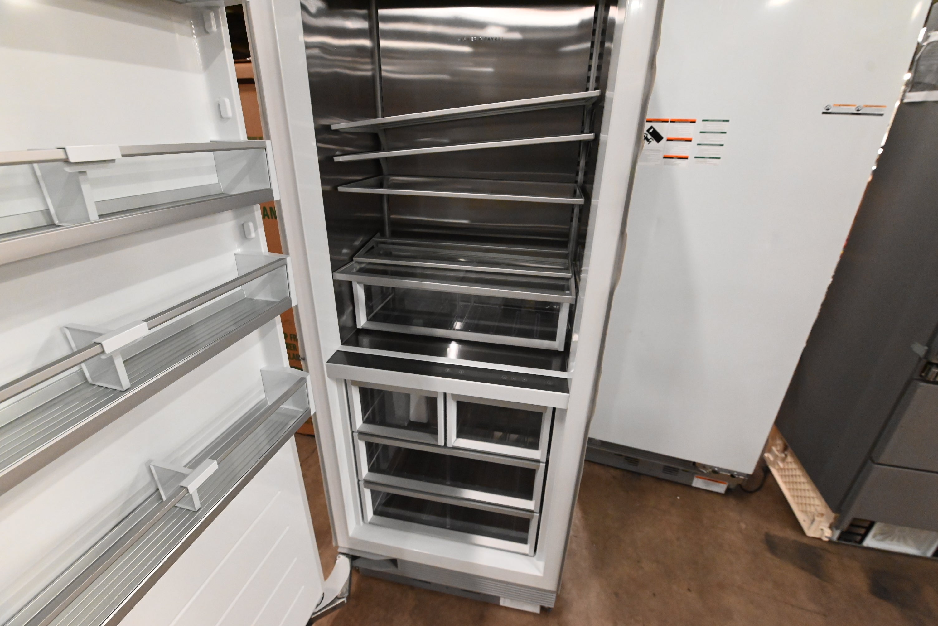 Fisher & Paykel RS3084FLJK1 30" Panel Ready All Freezer Column, Left Hinge