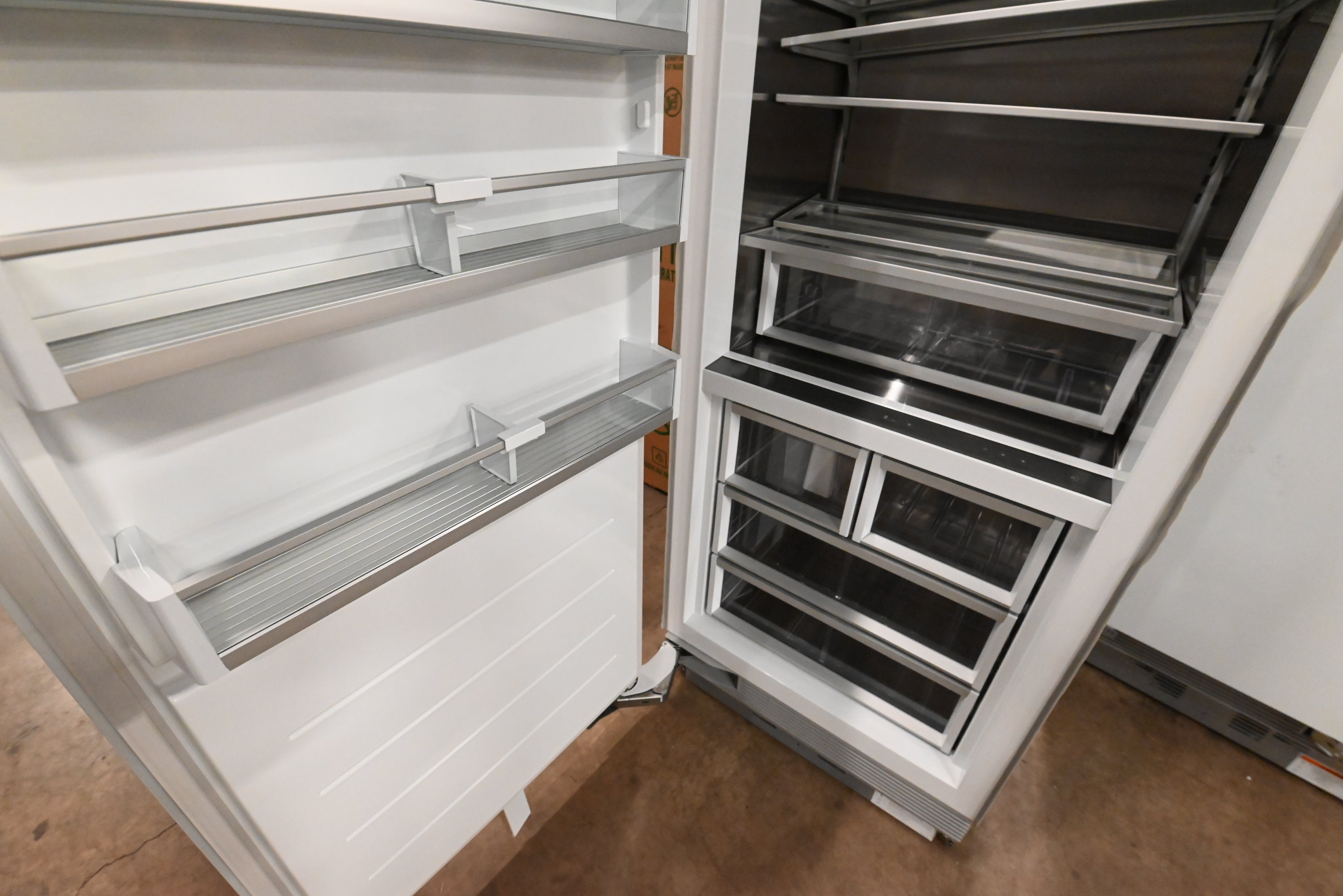 Fisher & Paykel RS3084FLJK1 30" Panel Ready All Freezer Column, Left Hinge