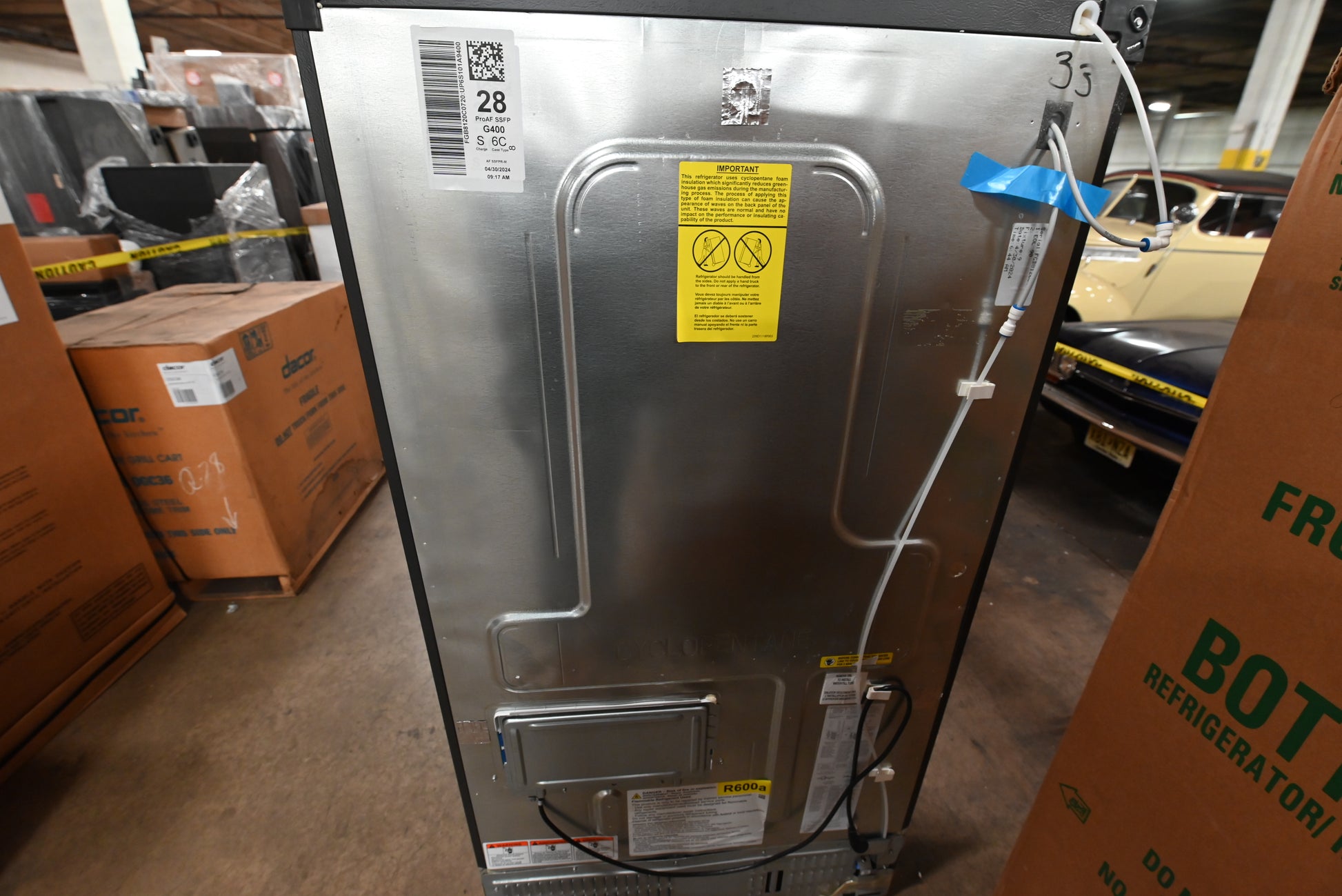 GE Profile PFE28KYNFS 36" Stainless Steel French Door Refrigerator