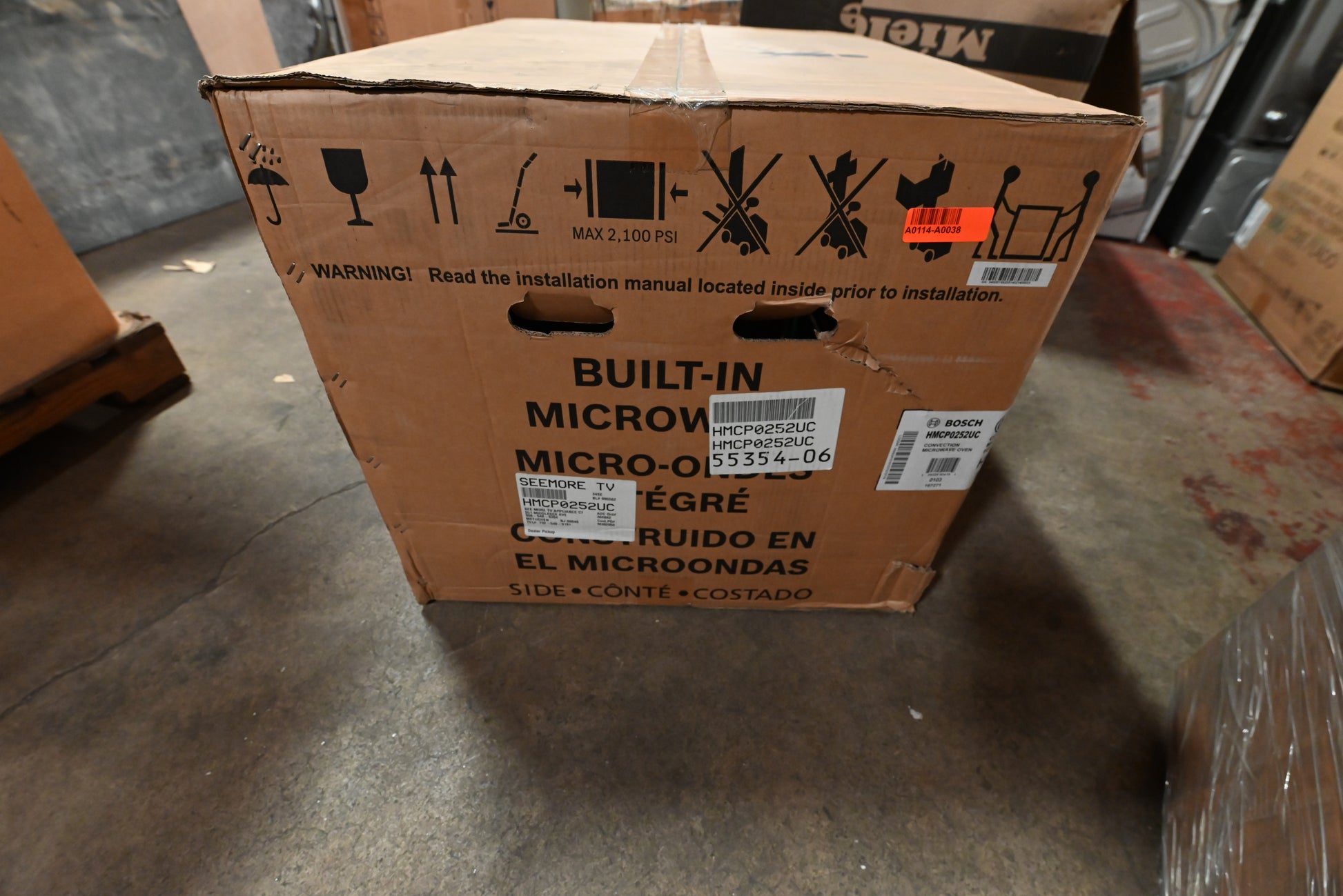 Bosch Benchmark Series HMCP0252UC 30" Stainless Steel Speed Oven